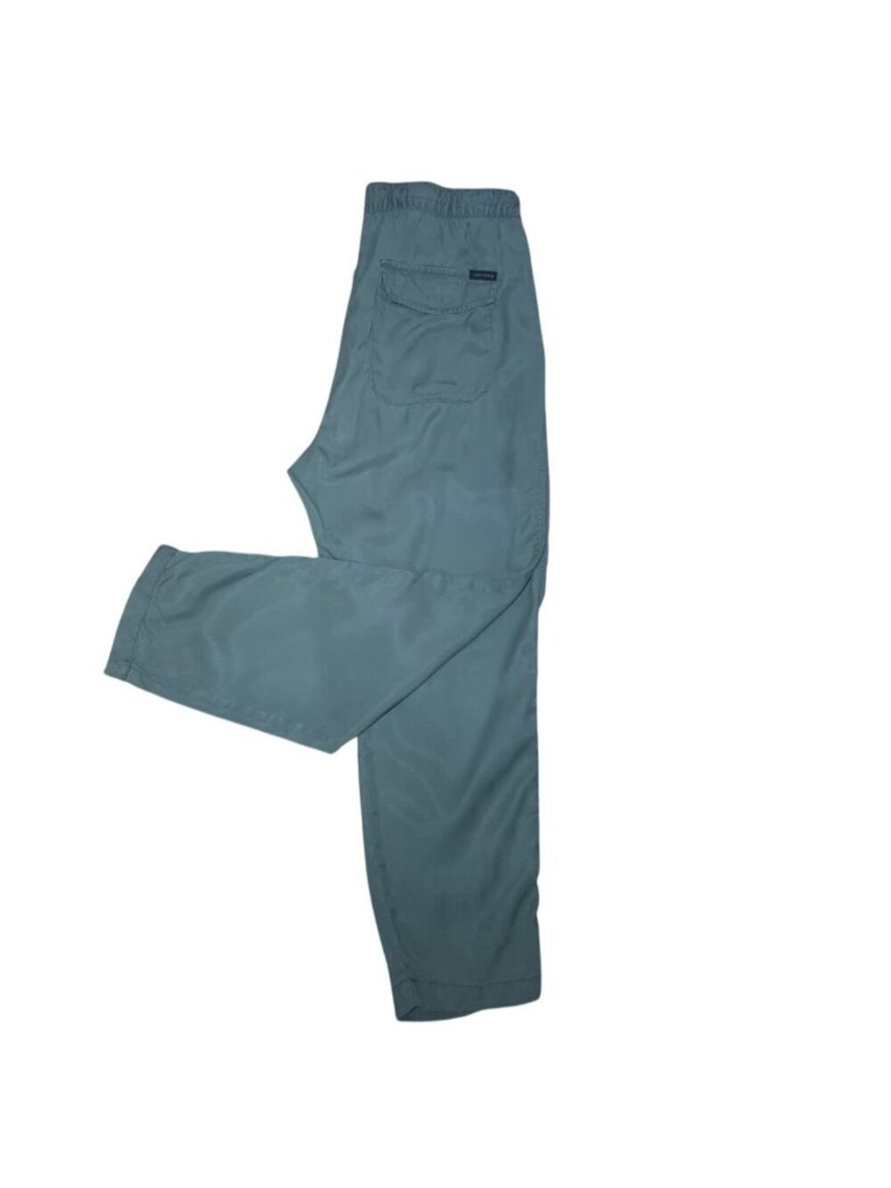 Sanctuary Womens Lyocell Drawstring Pants Green Elastic Waist Relaxed M